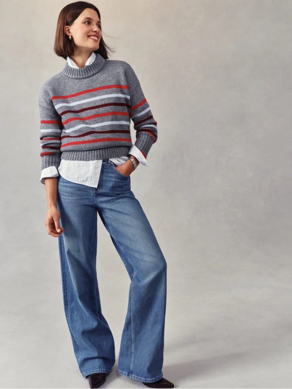SPANXshape® Authentic 360
Wide Leg Jeans | Elysian Wash